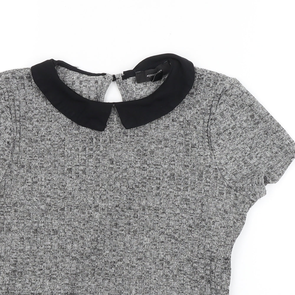 Womens UK Size 8 Atmosphere Grey Pullover Jumper