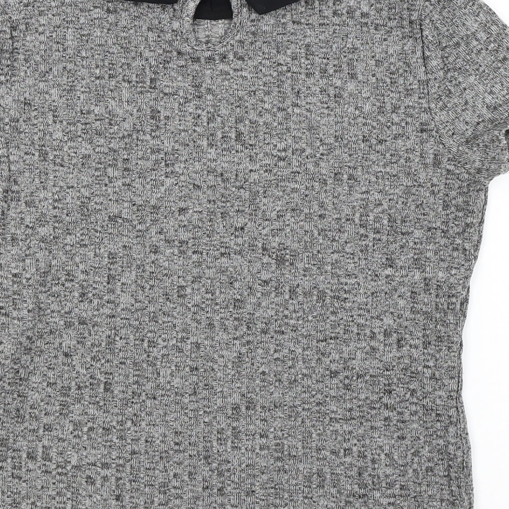 Womens UK Size 8 Atmosphere Grey Pullover Jumper