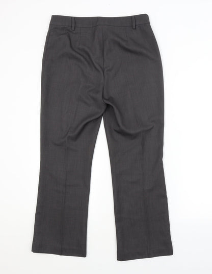 TU Womens Grey   Trousers  Size 10 L25 in