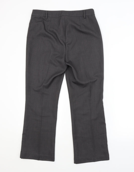 TU Womens Grey   Trousers  Size 10 L25 in