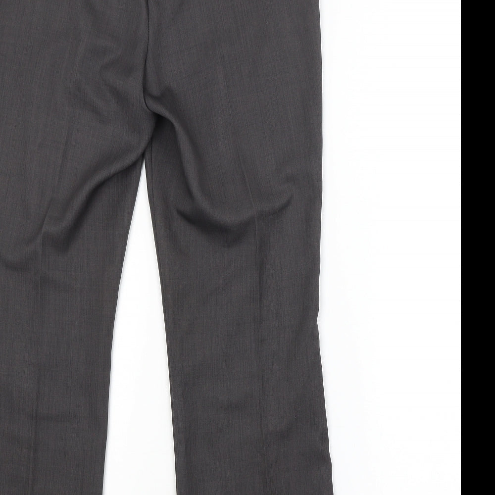 TU Womens Grey   Trousers  Size 10 L25 in