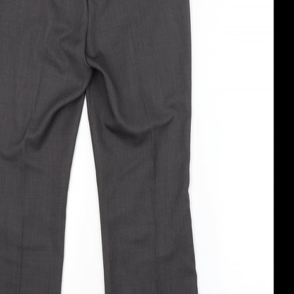 TU Womens Grey   Trousers  Size 10 L25 in