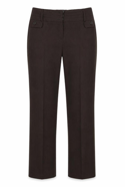 Womens UK Size  Preworn Regular Fit  Brown Trousers