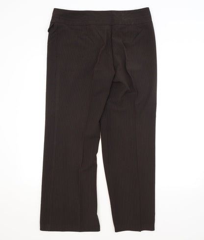 Womens UK Size  Preworn Regular Fit  Brown Trousers