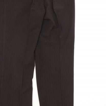 Womens UK Size  Preworn Regular Fit  Brown Trousers
