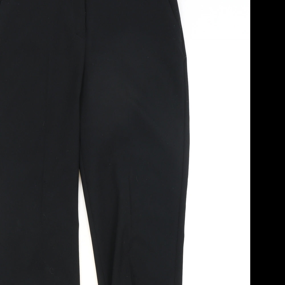 Womens UK Size 10 BHS Regular Fit  Black Trousers