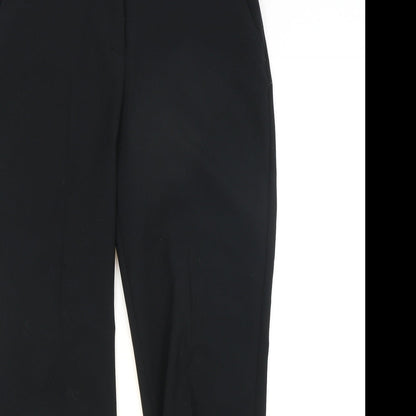 Womens UK Size 10 BHS Regular Fit  Black Trousers