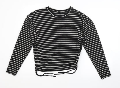 Womens UK Size M Zara Black Pullover Jumper