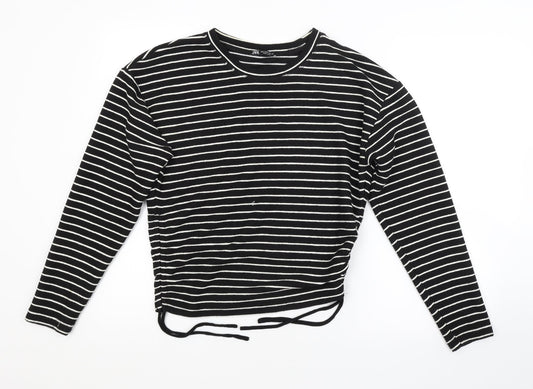 Womens UK Size M Zara Black Pullover Jumper