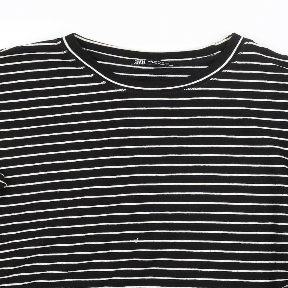 Womens UK Size M Zara Black Pullover Jumper