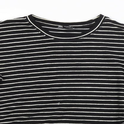 Womens UK Size M Zara Black Pullover Jumper