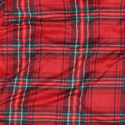 M&S Mens Red Check   Nightshirt Size M