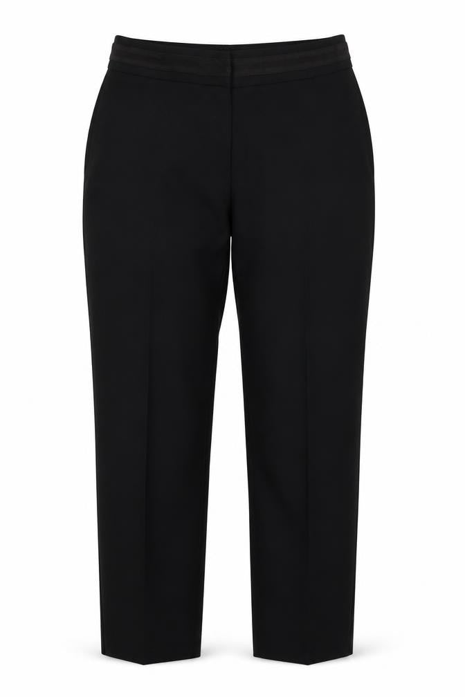 Womens UK Size  Preworn Regular Fit  Black Trousers