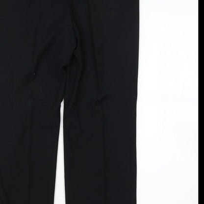 Womens UK Size  Preworn Regular Fit  Black Trousers
