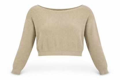 Womens UK Size L PRETTYLITTLETHING Brown Pullover Jumper