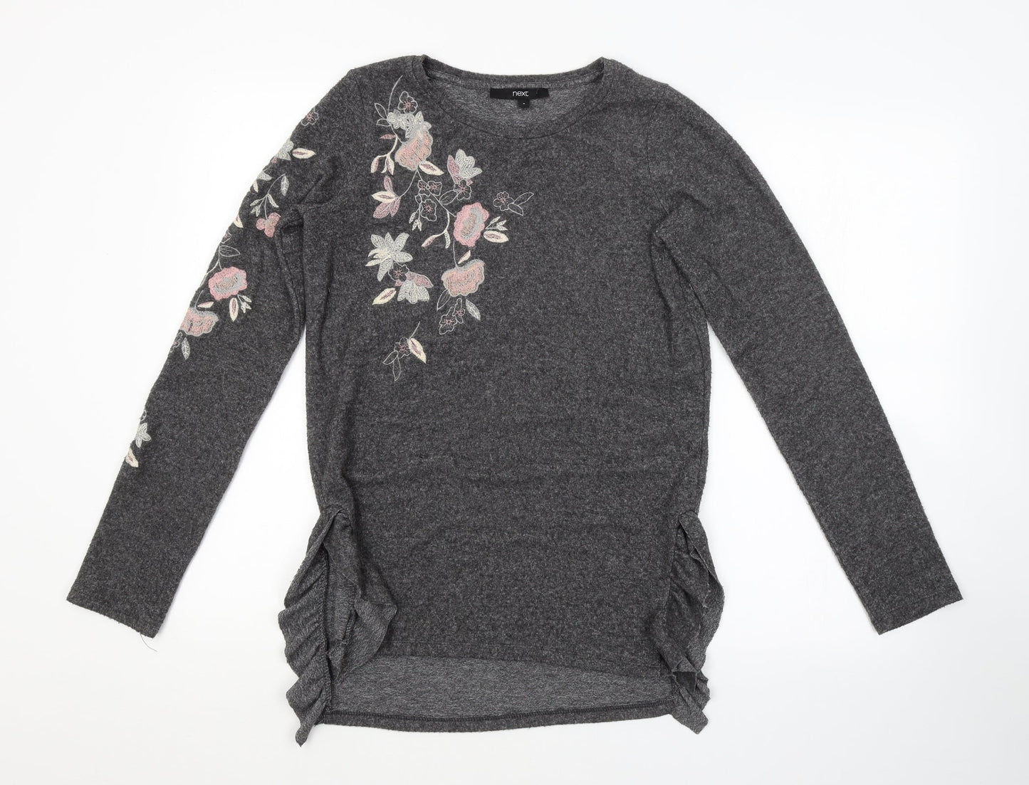 Womens UK Size 6 NEXT Grey Pullover Jumper