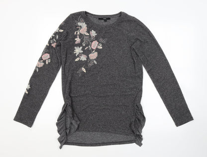 Womens UK Size 6 NEXT Grey Pullover Jumper