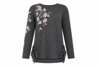 Womens UK Size 6 NEXT Grey Pullover Jumper