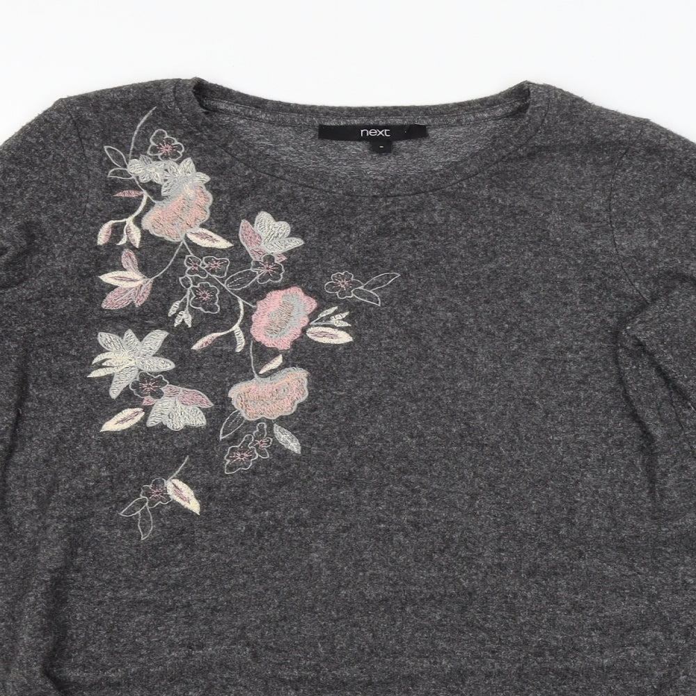 Womens UK Size 6 NEXT Grey Pullover Jumper