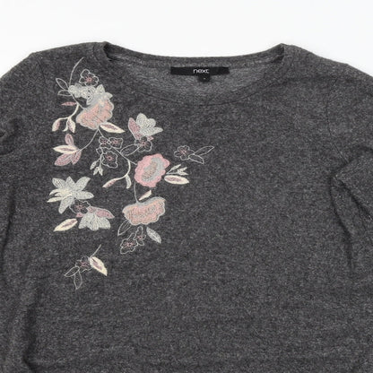 Womens UK Size 6 NEXT Grey Pullover Jumper
