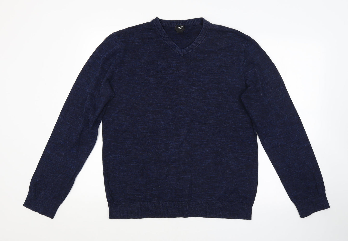 H&M Mens Blue   Pullover Jumper Size L