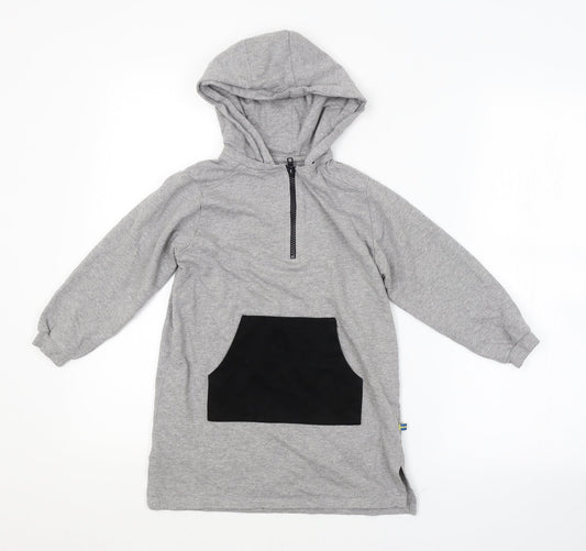 THE BRAND Boys Grey   Pullover Hoodie Size 4-5 Years