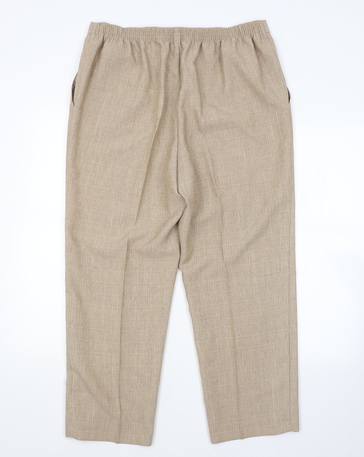 Womens UK Size 18 M&S Regular Fit  Brown Trousers