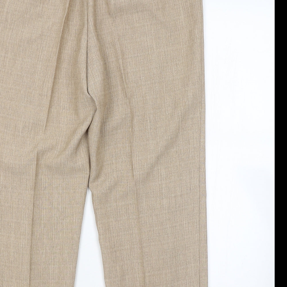 Womens UK Size 18 M&S Regular Fit  Brown Trousers