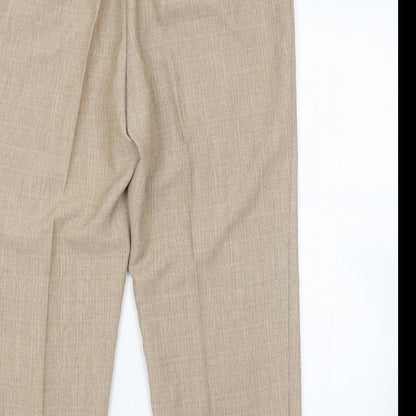 Womens UK Size 18 M&S Regular Fit  Brown Trousers