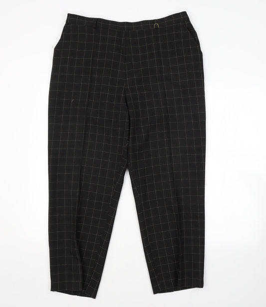 Womens UK Size 18 M&S Regular Fit  Brown Trousers