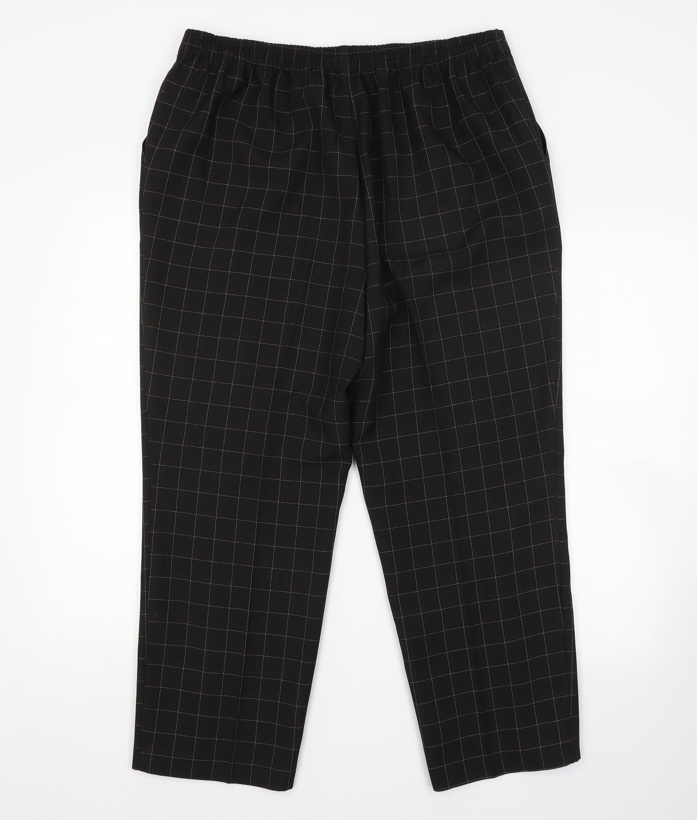 Womens UK Size 18 M&S Regular Fit  Brown Trousers