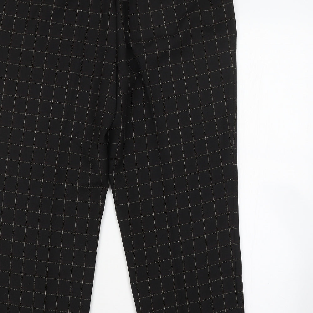 Womens UK Size 18 M&S Regular Fit  Brown Trousers