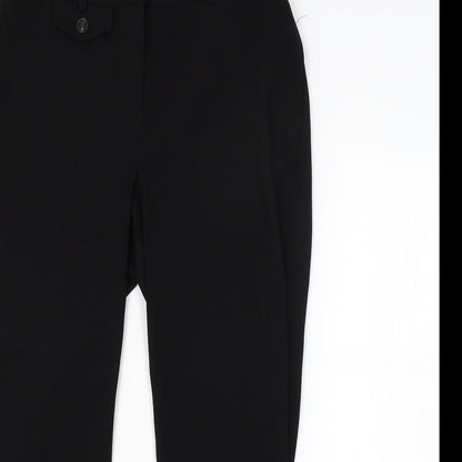 Womens UK Size 12 Dorothy Perkins Regular Fit  Black Trousers