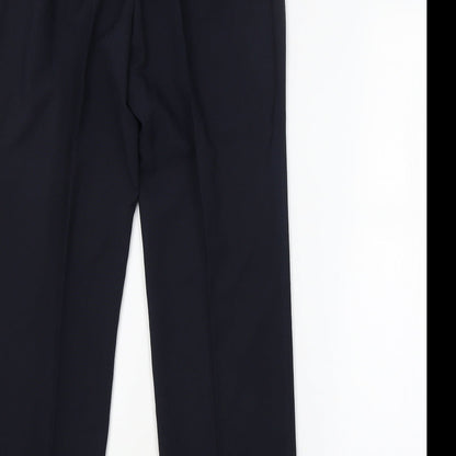 Womens UK Size 12 ELLIE LOUISE Regular Fit  Blue Trousers