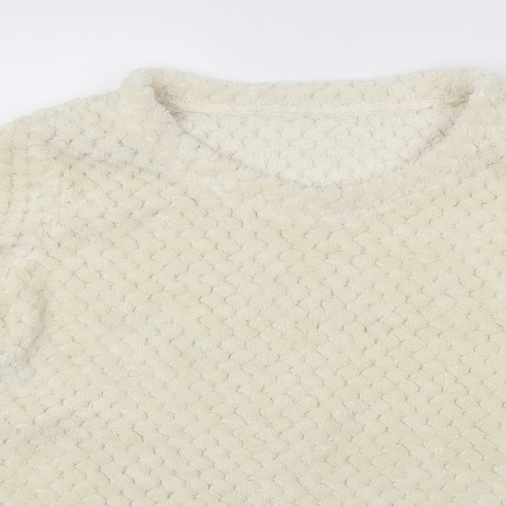 George Womens Beige Argyle/Diamond  Pullover Jumper Size 8