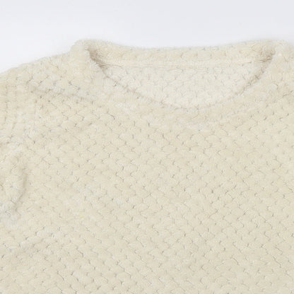 George Womens Beige Argyle/Diamond  Pullover Jumper Size 8