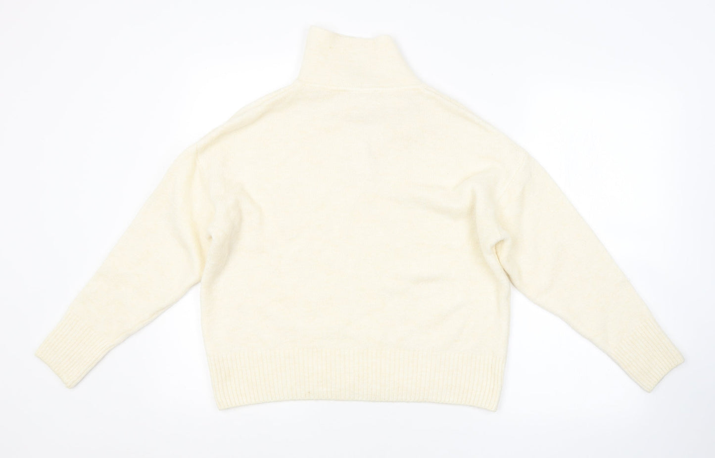 George Womens White   Pullover Jumper Size L