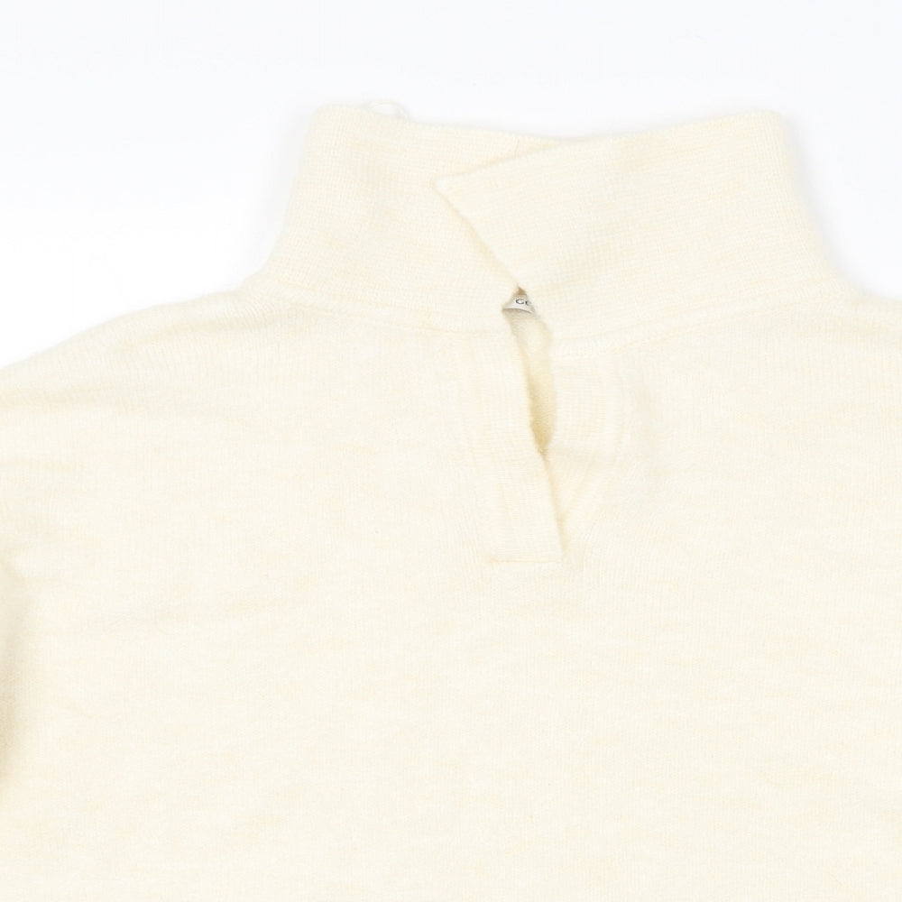 George Womens White   Pullover Jumper Size L