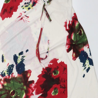 AX Womens Multicoloured Floral  A-Line  Size 10