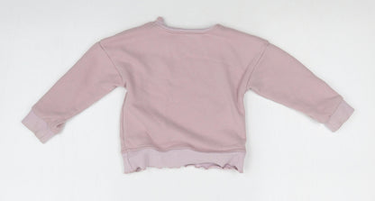 Preworn Girls Pink   Pullover Sweatshirt
