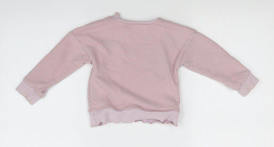 Preworn Girls Pink   Pullover Sweatshirt
