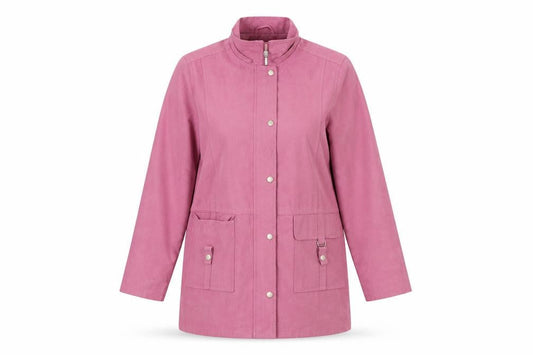 Womens UK Size 10 EWM Pink Overcoat