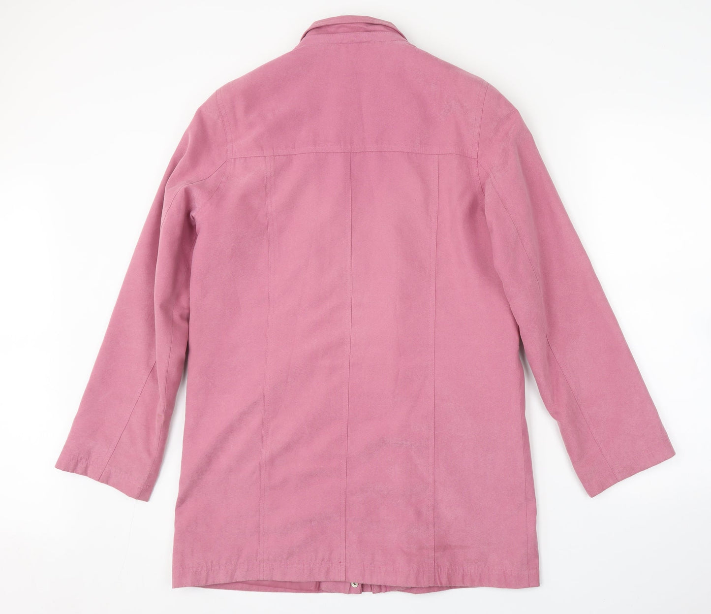 Womens UK Size 10 EWM Pink Overcoat