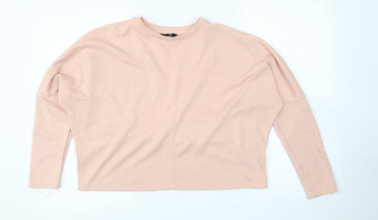 New Look  Womens Pink   Pullover Sweatshirt Size 10