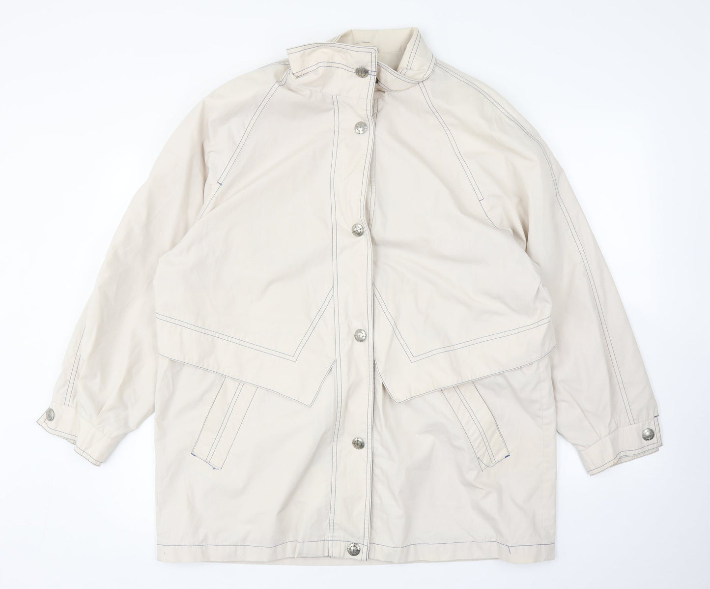 Womens UK Size 16 telemac Beige Overcoat