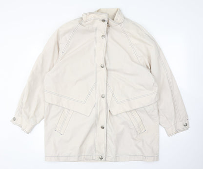 Womens UK Size 16 telemac Beige Overcoat