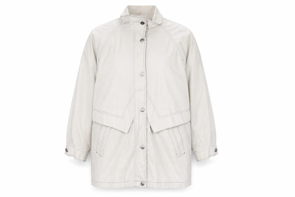 Womens UK Size 16 telemac Beige Overcoat