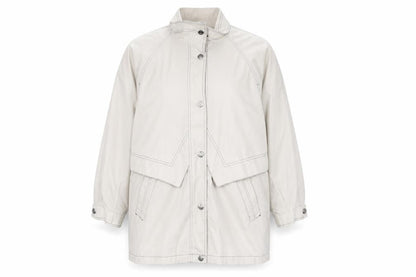 Womens UK Size 16 telemac Beige Overcoat