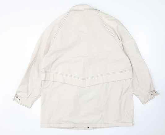 Womens UK Size 16 telemac Beige Overcoat