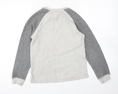 George Boys Grey   Pullover Sweatshirt Size 10-11 Years